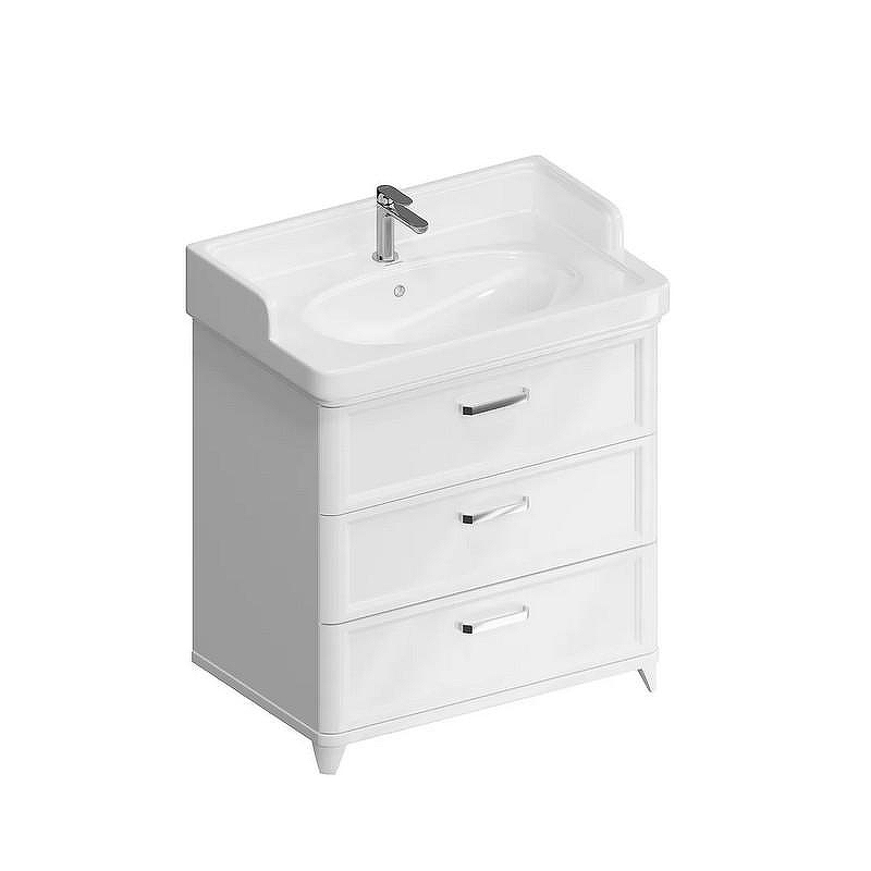 Тумба под раковину Kerama Marazzi Pompei 80 PO.M.80.3\WHT цвет Белый глянцевый