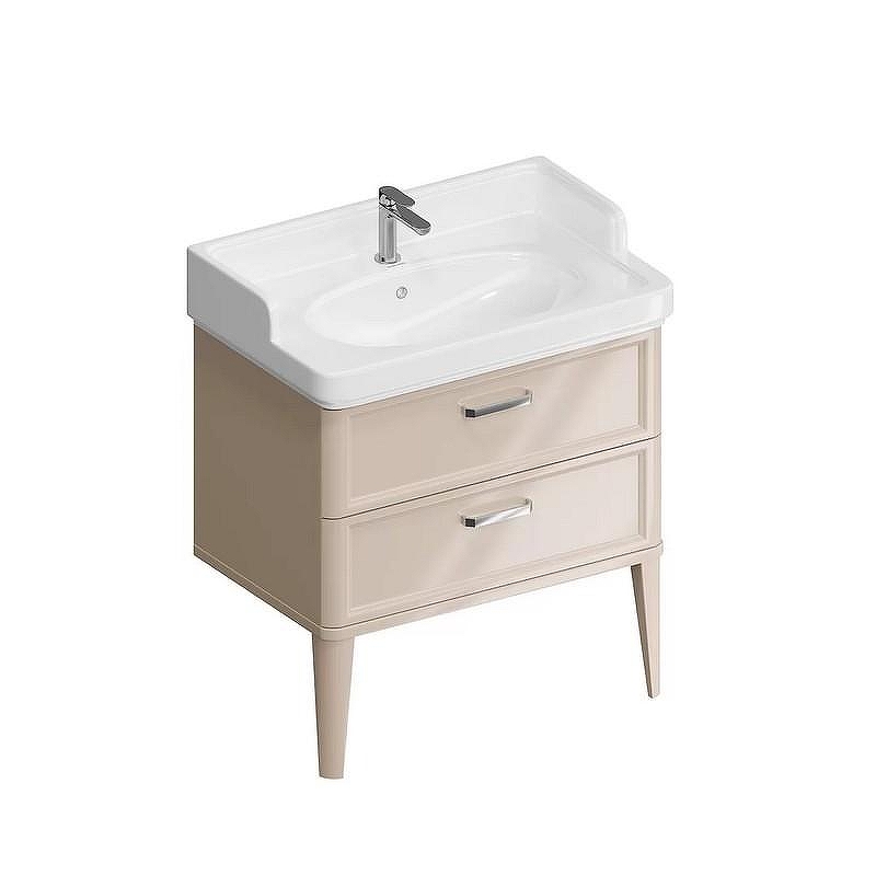 Тумба под раковину Kerama Marazzi Pompei 80 PO.M.80.2\CAM цвет Камео бежевый глянцевый