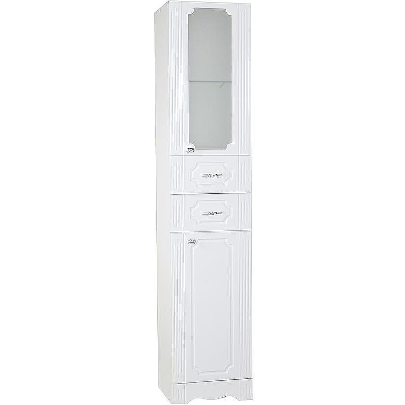 Шкаф пенал Bellezza Кантри 40 Белый