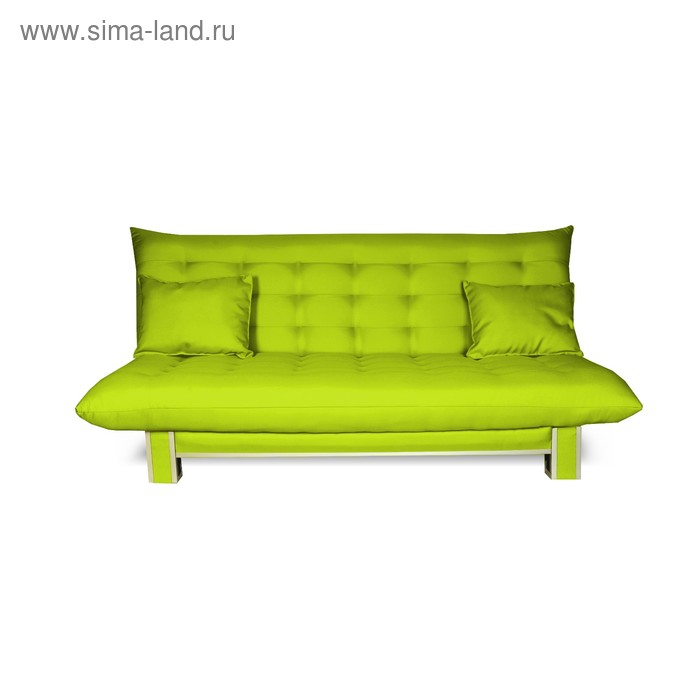 Диван прямой «ПОЛО» Style, спальное место 1200×1850 мм, рогожка, цвет neo apple