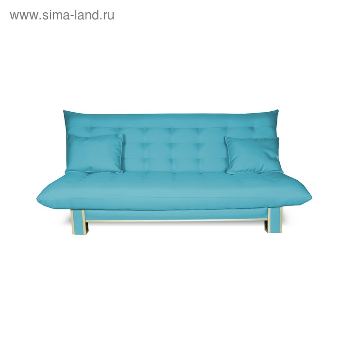 Диван прямой «ПОЛО» Style, спальное место 1200×1850 мм, рогожка, цвет neo azure