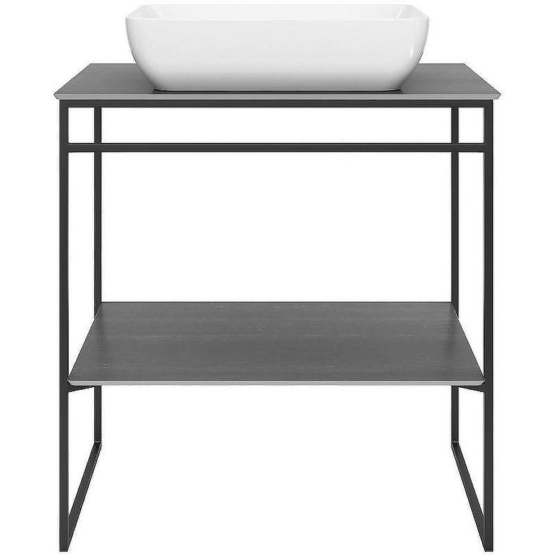 Консоль под раковину Kerama Marazzi Plaza Next 80 PL.N.80.01\BLK.M Черная матовая