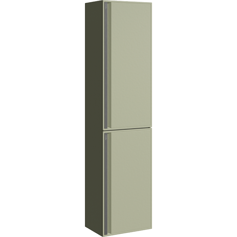 Шкаф пенал Aqwella Pure 35 PUR0535SH подвесной Шалфей зеленый