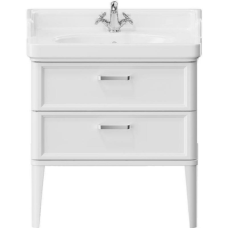 Тумба под раковину Kerama Marazzi Pompei 80 PO.N.80.2\WHT Белая глянцевая