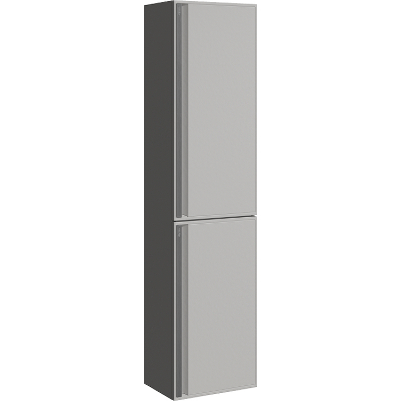 Шкаф пенал Aqwella Pure 35 PUR0535ST подвесной Серый туман