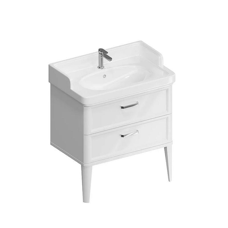 Тумба под раковину Kerama Marazzi Pompei 80 PO.M.80.2\WHT цвет Белый глянцевый