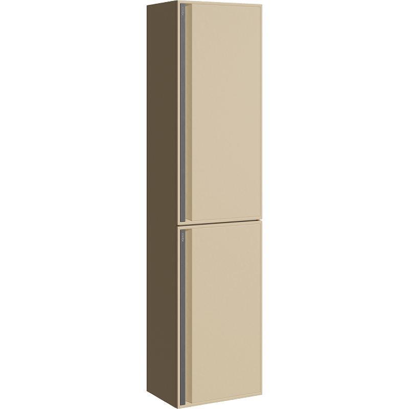 Шкаф пенал Aqwella Pure 35 PUR0535KS подвесной Капучино светлый