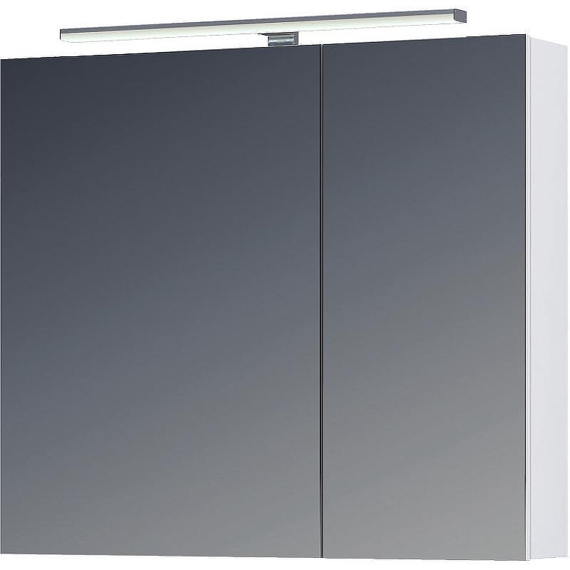 Зеркальный шкаф Vigo Plaza 80 zsh.PLA.80.El с подсветкой Белый